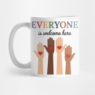 Everyone Is Welcome Here Idaho Teacher Mug